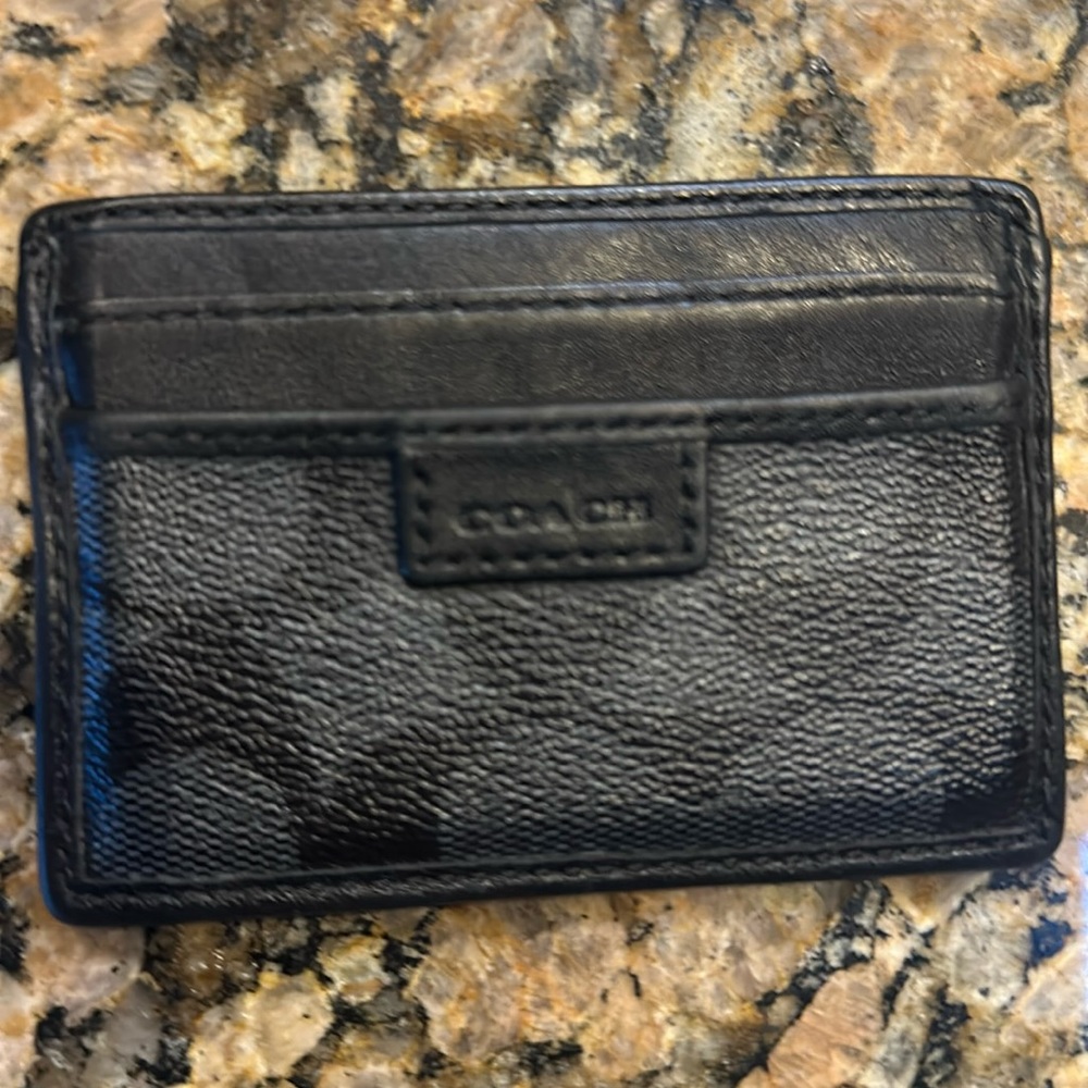 Coach id wallet card case